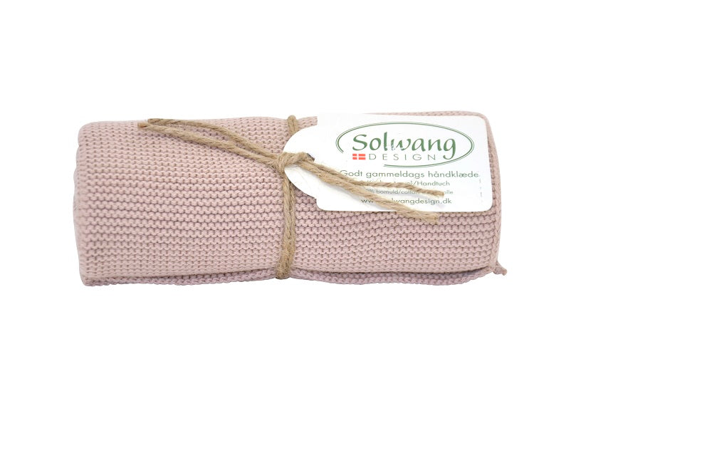 Økologisk strikket køkkenhåndklæde