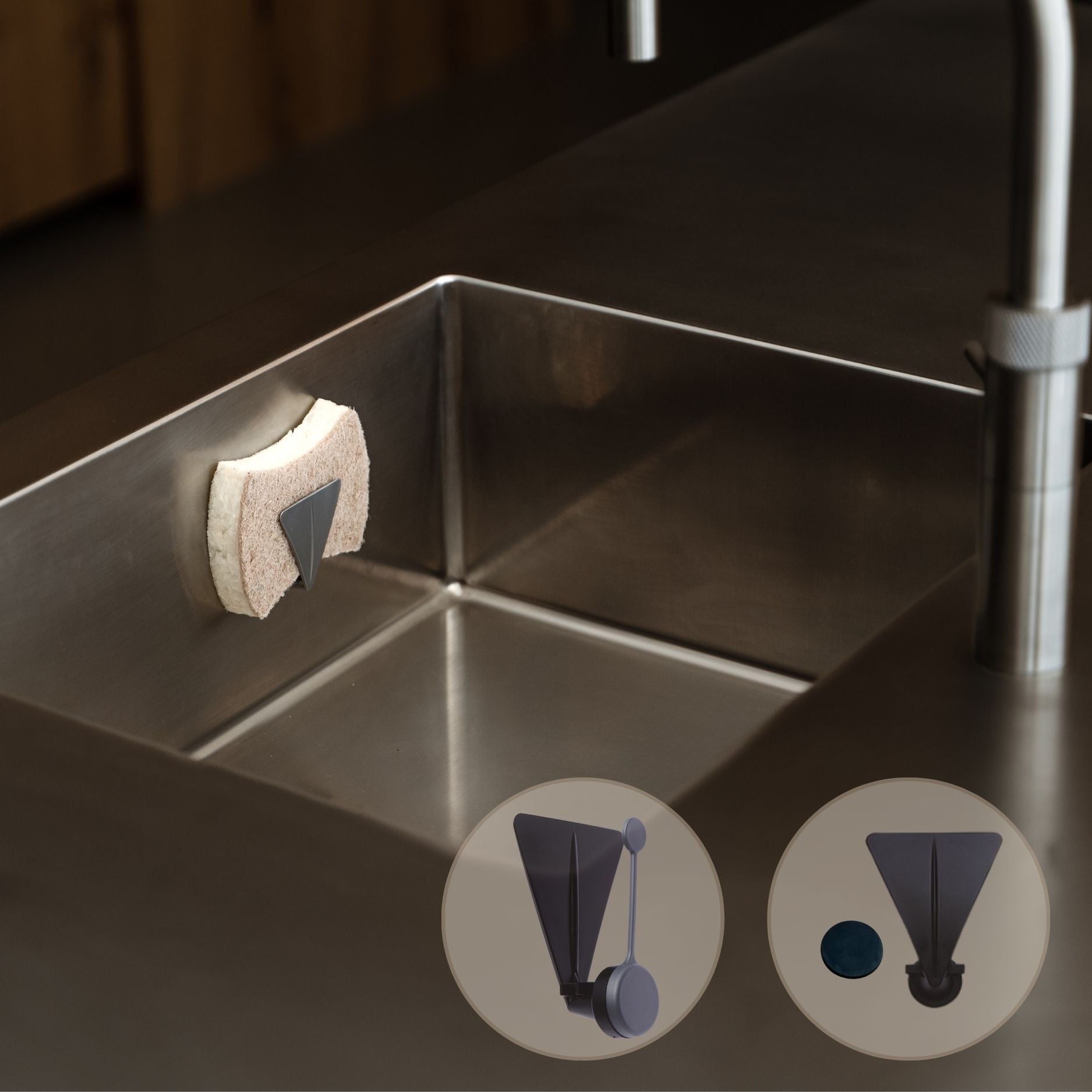 Magnetisk svampeholder